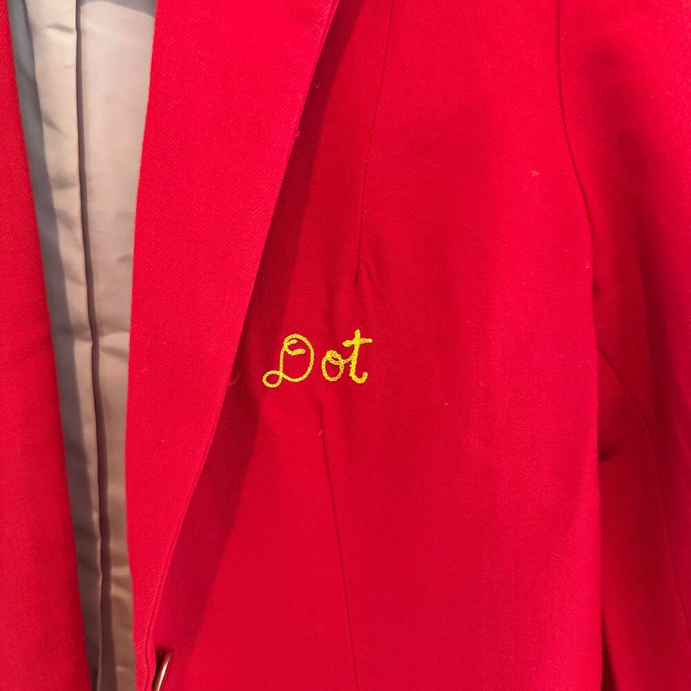Women's Red Embroidered blazer Shriners Size small - Picture 3 of 5